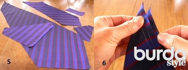 Как сшить мужской галстук