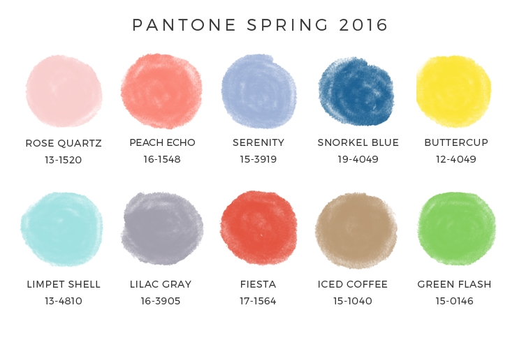 Самые модные цвета весны 2016 по версии Pantone