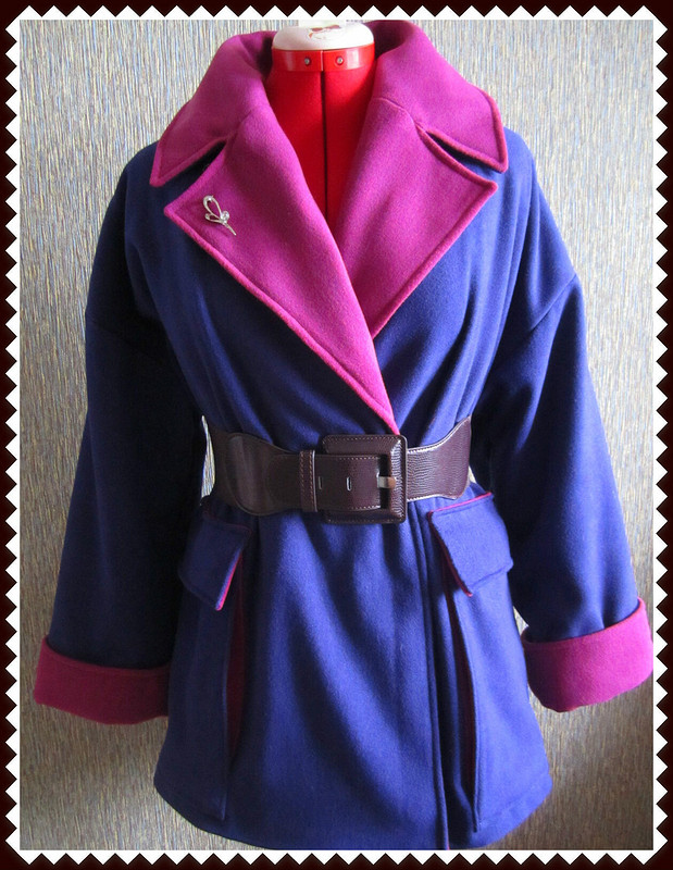 фиолетовое пальто от hrom2483