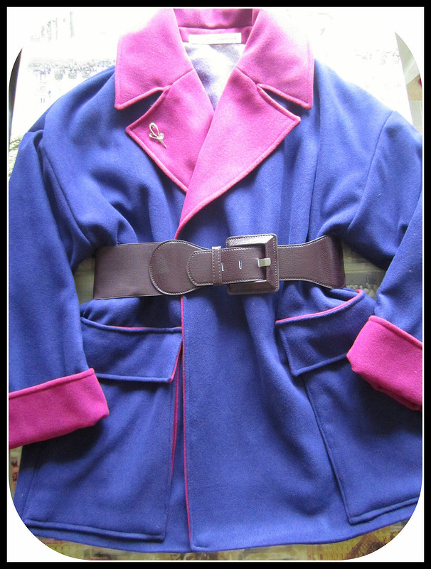 фиолетовое пальто от hrom2483