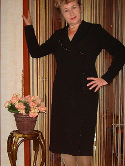 Черное платье на конкурс Nivea