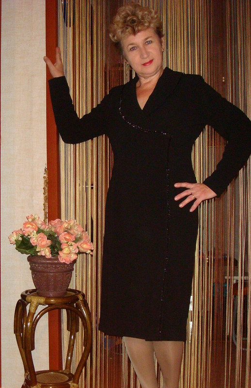 Черное платье на конкурс Nivea от Надежда Cтепановна