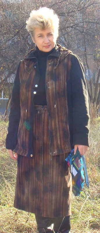 куртка и юбка из вельветона от Надежда Cтепановна