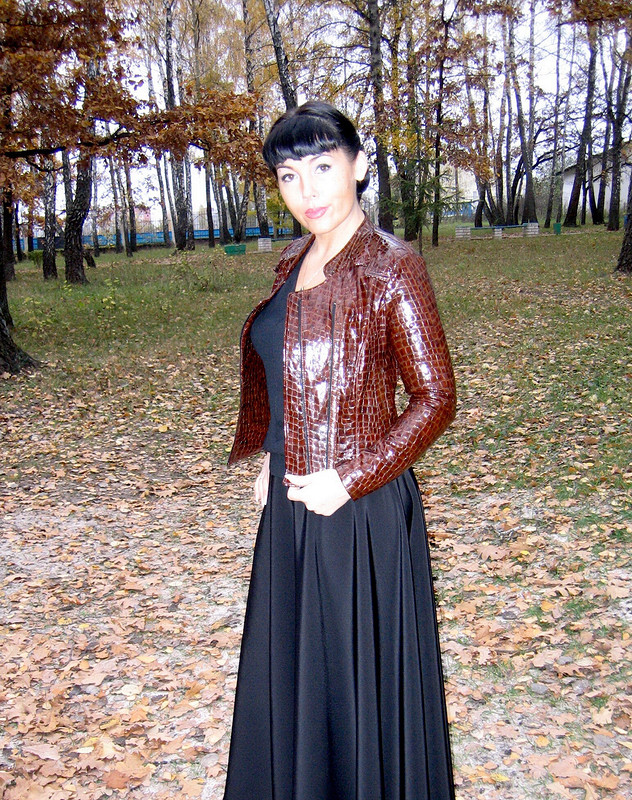 Куртка косуха и юбка полусолнце. от Ксеничка