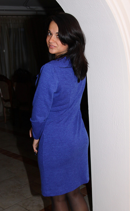 Синее «платье октября» от Polis