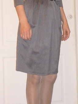 Платье с юбкой-тюльпан