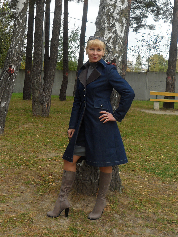 Джинсовое пальто от Diana L