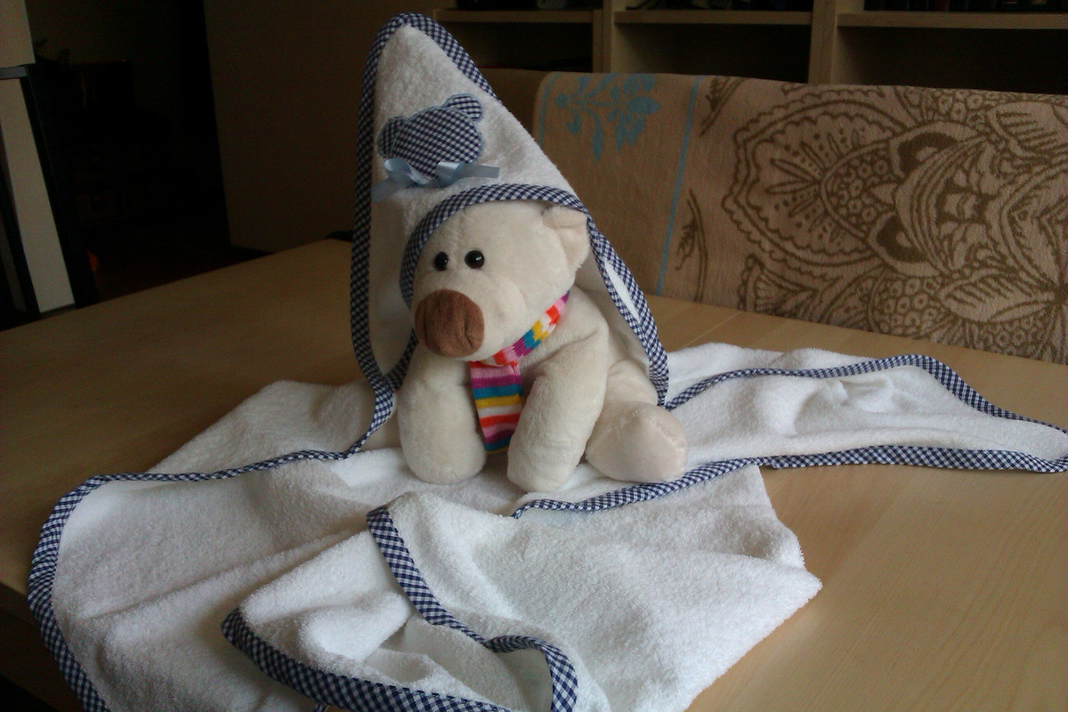 полотенце для младенца от Ольгутка