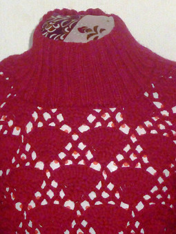 Ажурный свитер