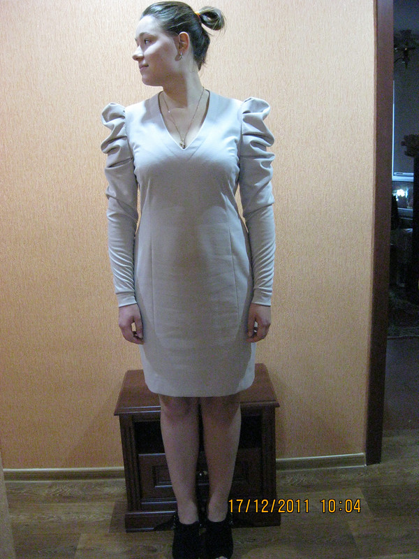 Платье с буфами от kukolka