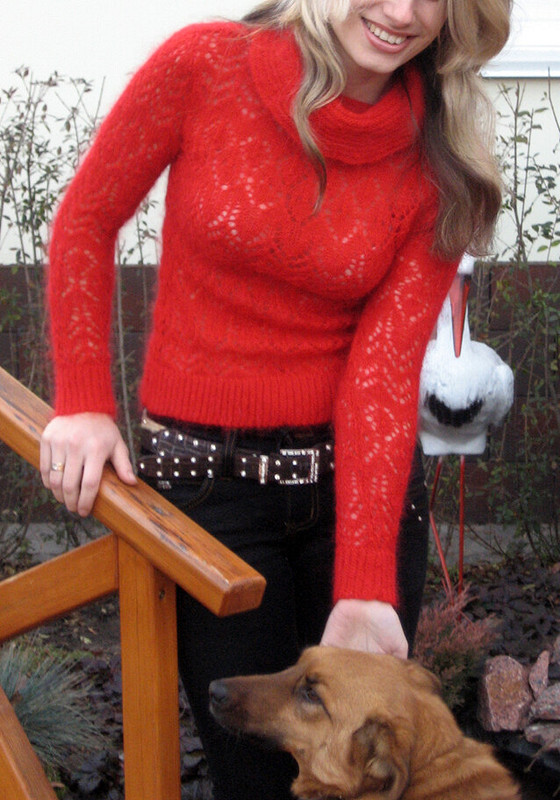 Ажурная кофточка из Vogue Knitting,Fall 2010 от Chaika