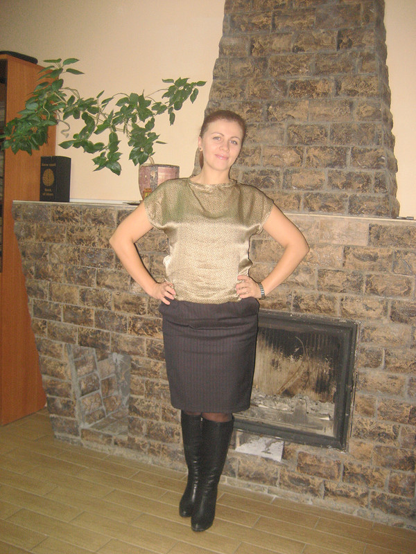 Шелковая блуза от Кириллова Елена