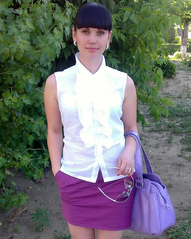Блузка с оборками от ОльгаКуд
