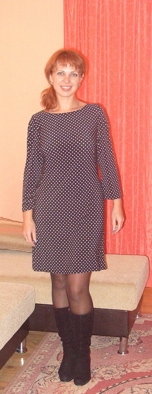 Платье в горошек от lamazi qali