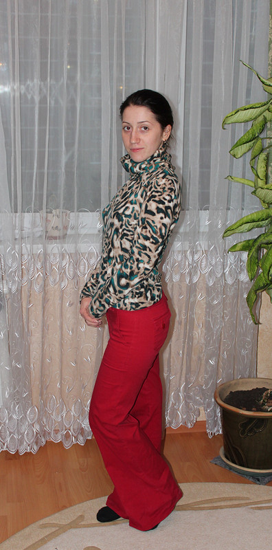 Леопардовый пуловер от Lano4ka11
