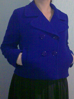 Мое маленькое синее пальто!