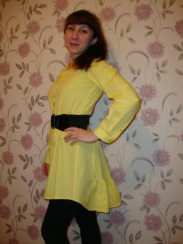 Желтая рубашка от Katerina M