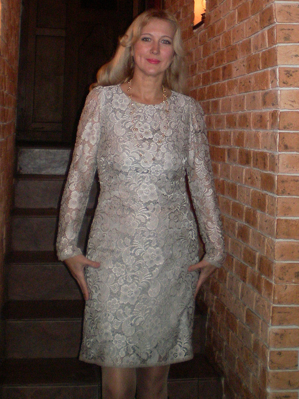 Платье с обложки бурда 9/2012 от Elena Niko