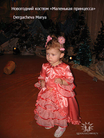 новогодний костюм «Маленькая принцесса» от Елена-Мария