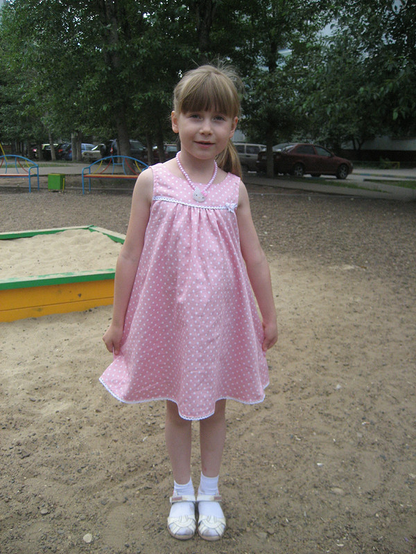 Летнее платье для дочки (архив) от Елена С