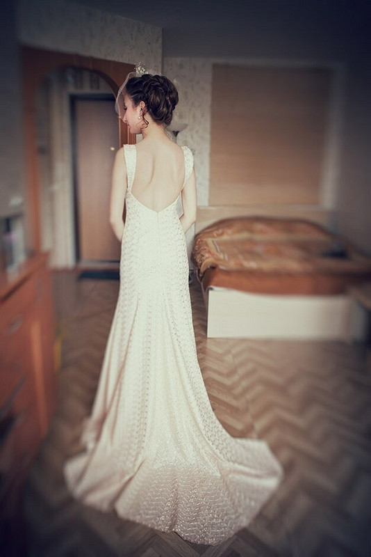 Свадебное платье из гипюра от Дилара