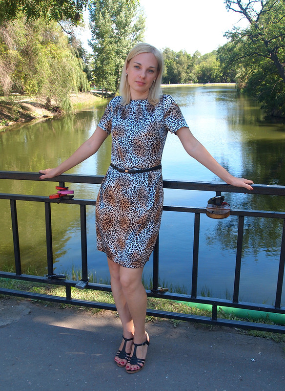 Платье леопард от irida10