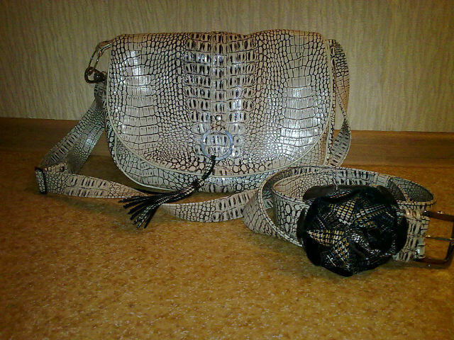 сумка и ремень из искусственной кожи от Ananasinka