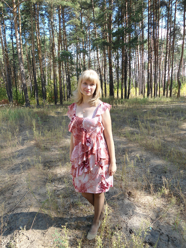 Платье с воланами от ФросяХадося