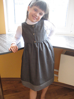 Школьное платье