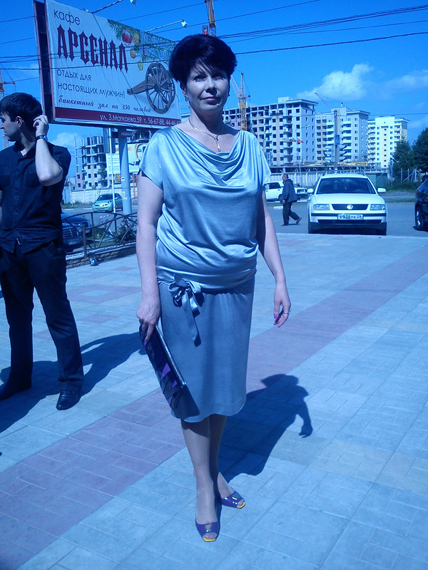 Серебряное платье от shefflera