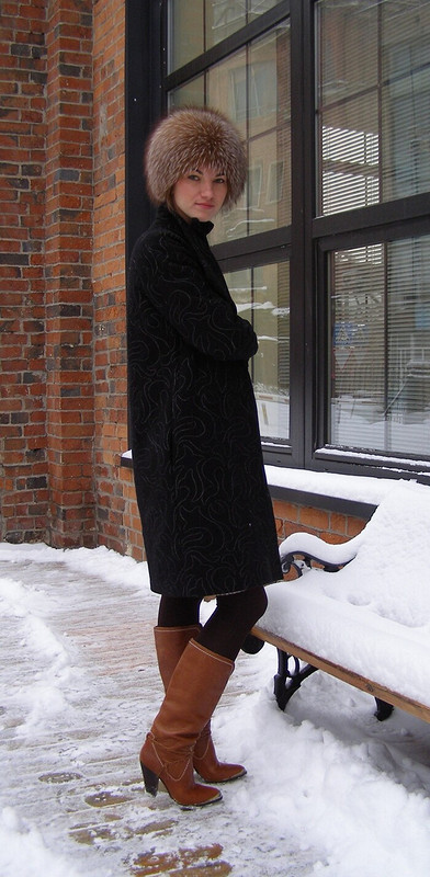 Утепленное пальто по выкройке кардигана от Teterev