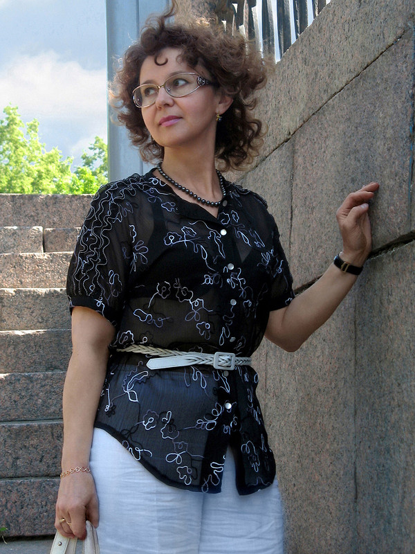 Блузка с рюшами от Людмила Лебедева