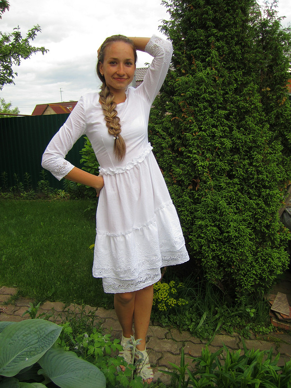 Платье в романтическом стиле из июньского номера от vera_m