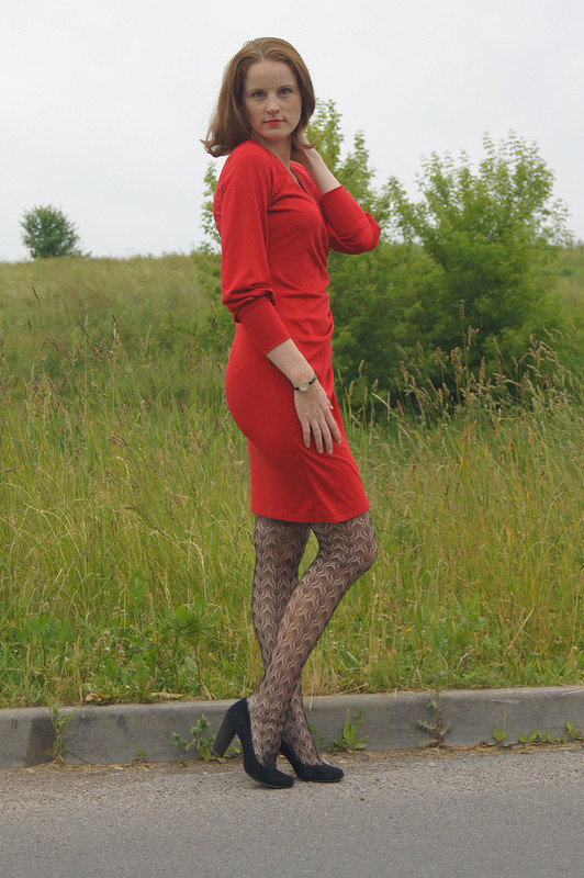 Платье цвета крови :) от Элиза
