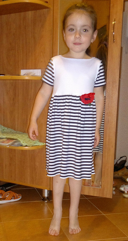 Платье в полоску от ponurovasveta