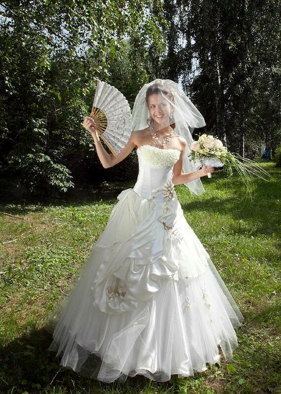 Свадебное платье для невесты сына. от elis132