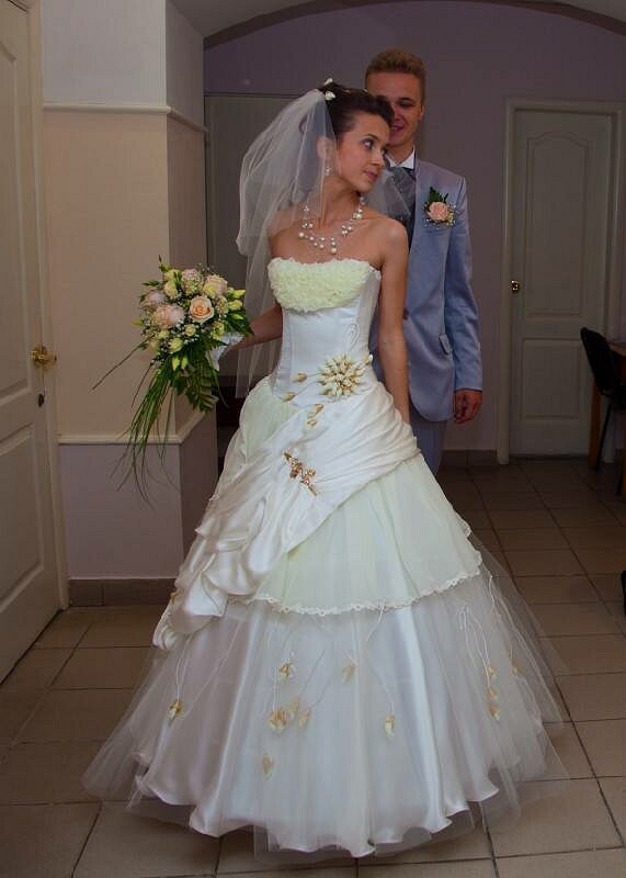 Свадебное платье для невесты сына. от elis132