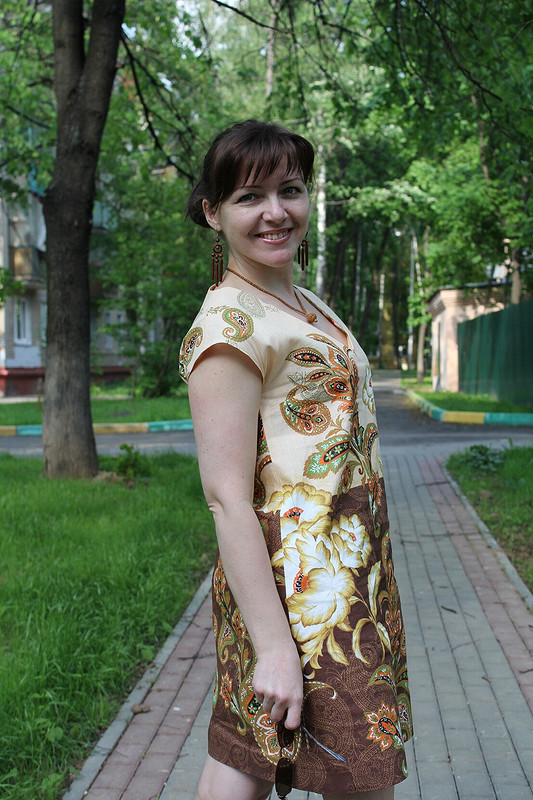 Платье лён-купон от Алевтина Золотова