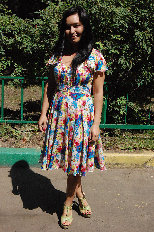 Цветочное платье от Немка