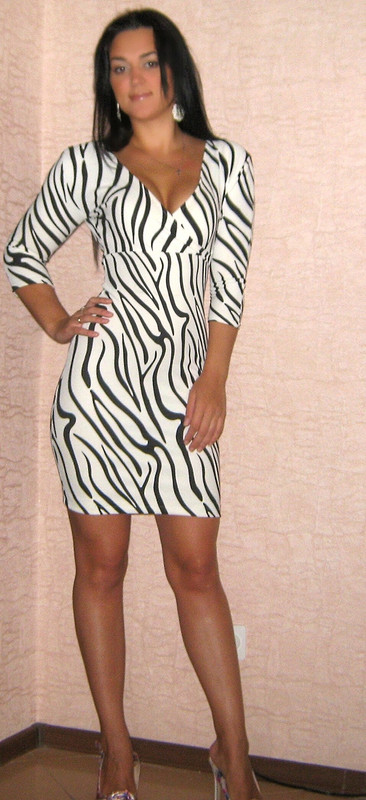 платье зебра от БНВ