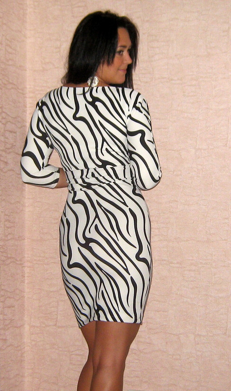 платье зебра от БНВ