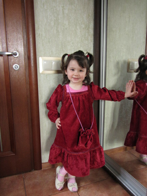 Детское платье с сумочкой от Fotina