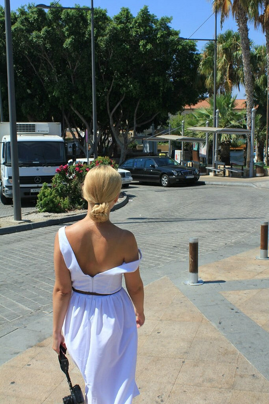 Белое платье от alina22