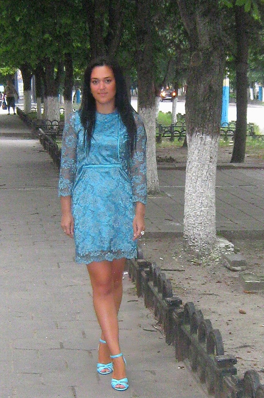 Платье кружевное с карманами от БНВ