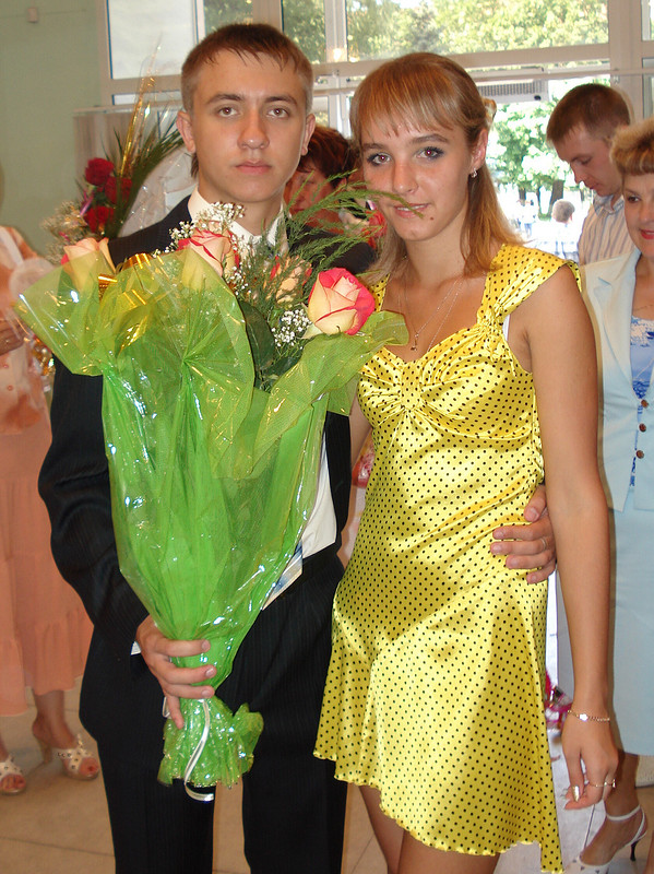 Желтое платье в горошек от Nikitova2206