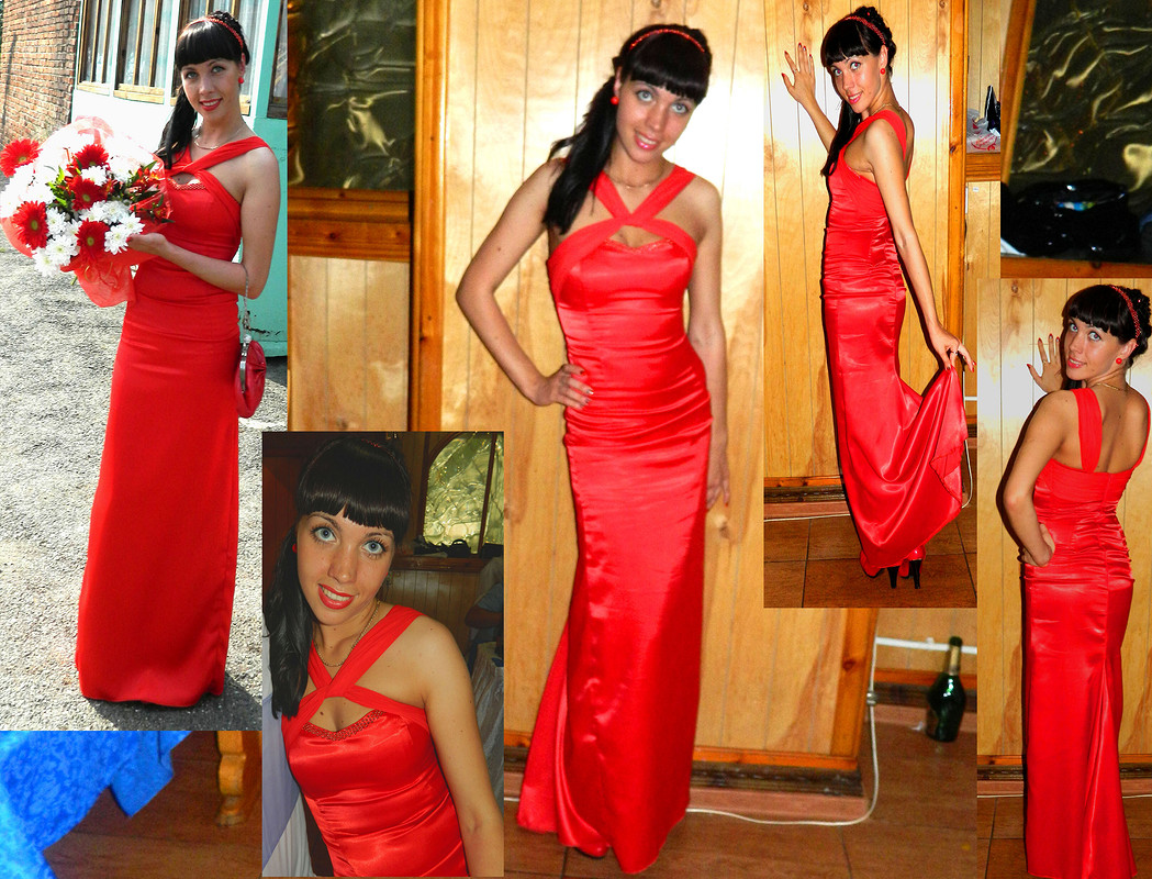 Красное платье на свадьбу к подруге от катрин1711