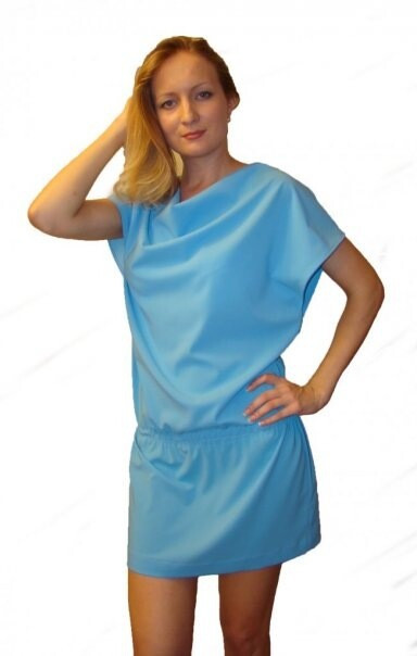 Голубое платье от Kingspan