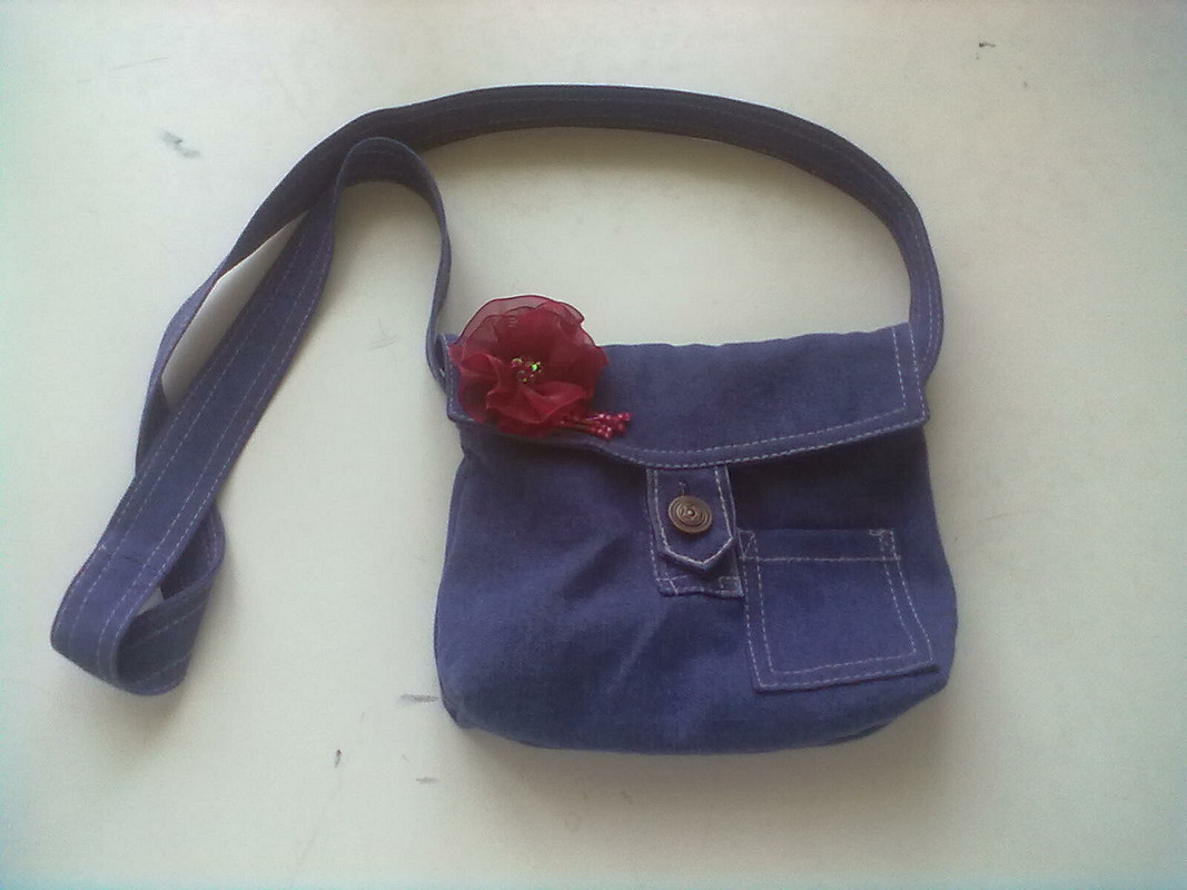 Детская сумочка из старых джинсов от Марина Море