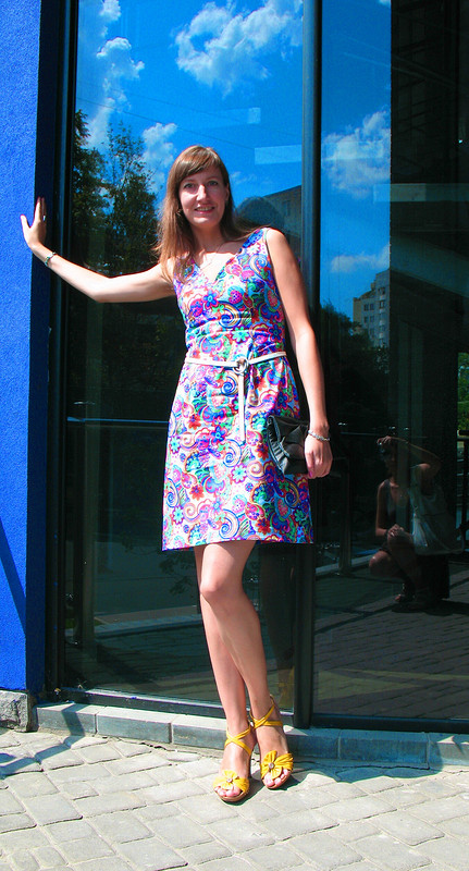 Цветное платье от Natali from Kiev