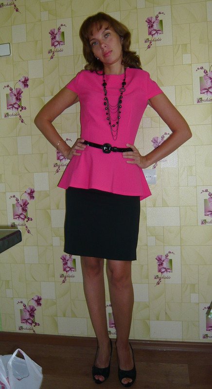Розовая блузка от Каролина2